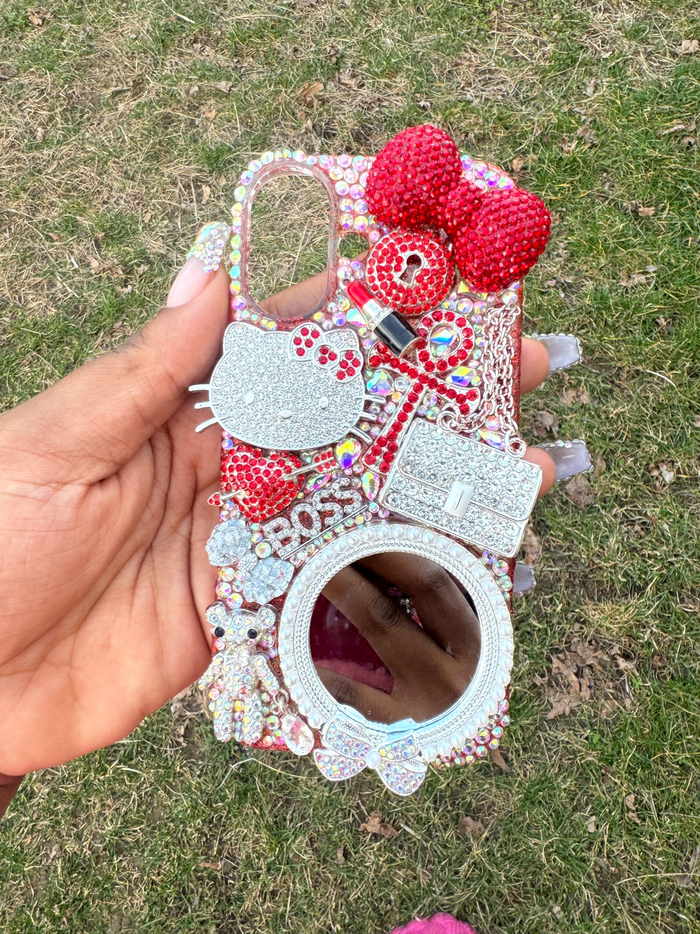 Red kitty IPhone 16plus