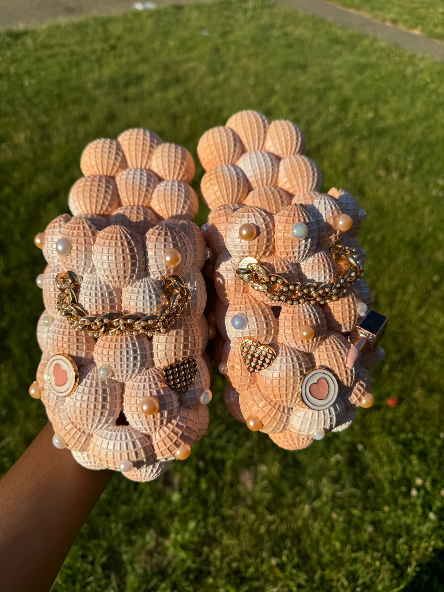 Custom bubble slides