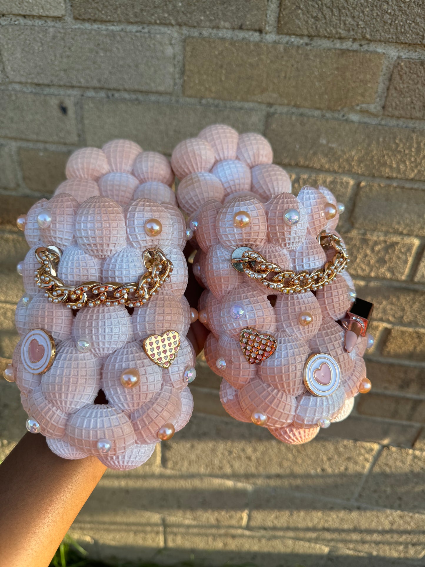 Custom bubble slides