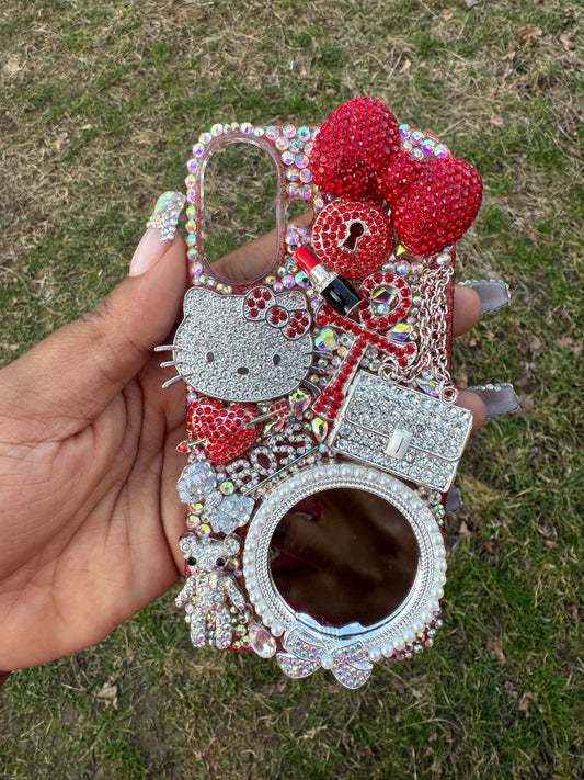 Red kitty IPhone 16plus