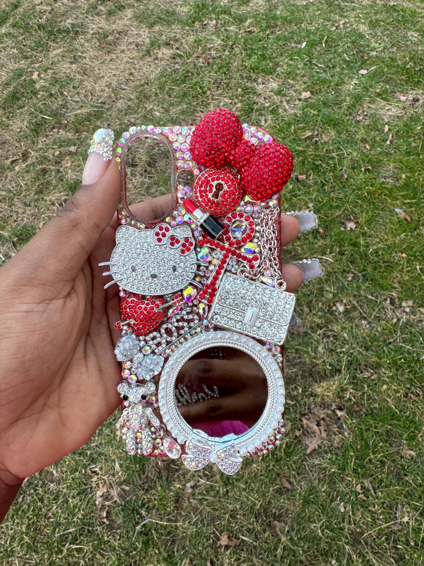 Red kitty IPhone 16plus