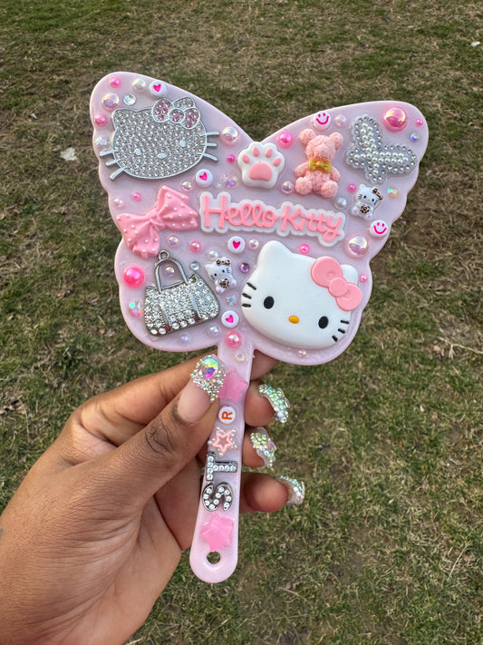 Pink Butterfly Mirror