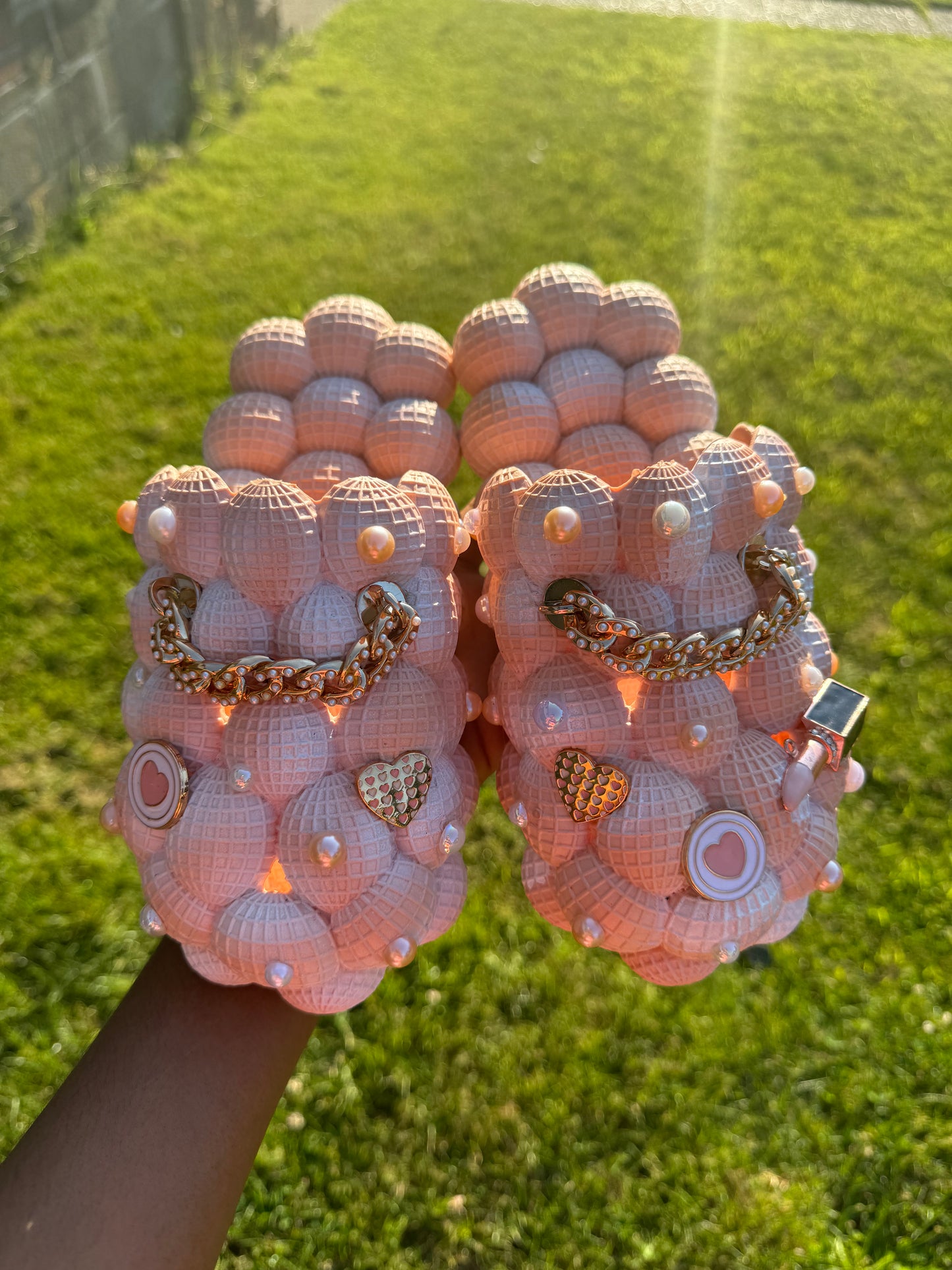 Custom bubble slides